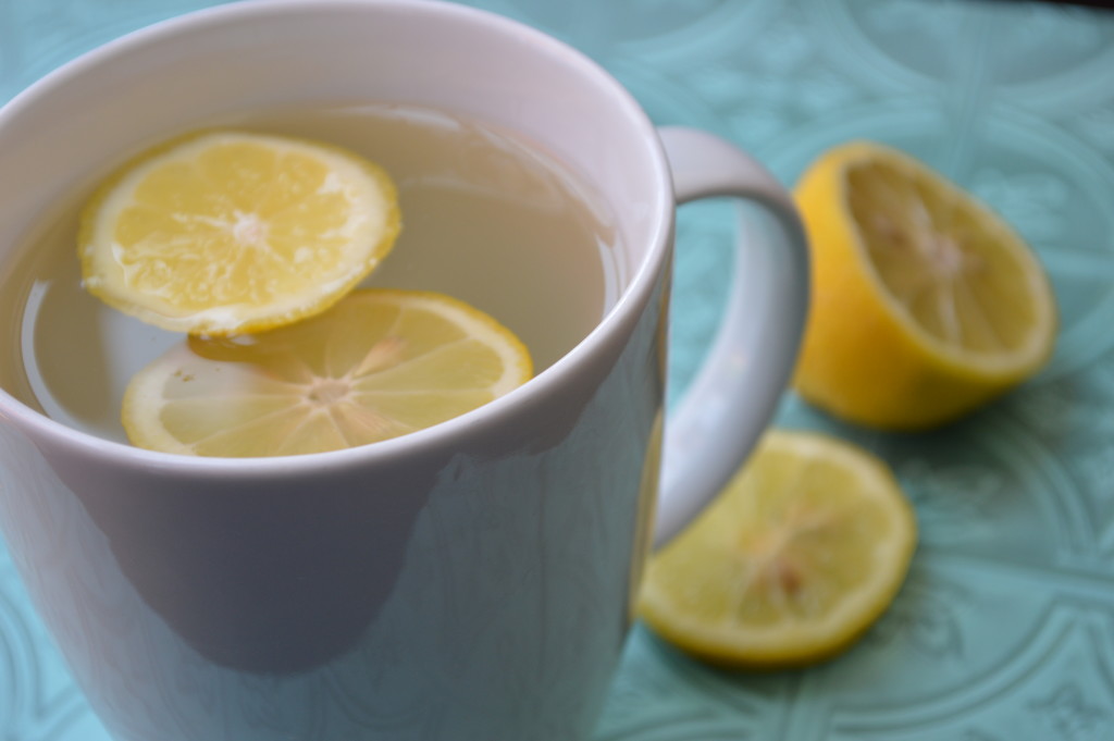 Drinking hot water and lemon sale