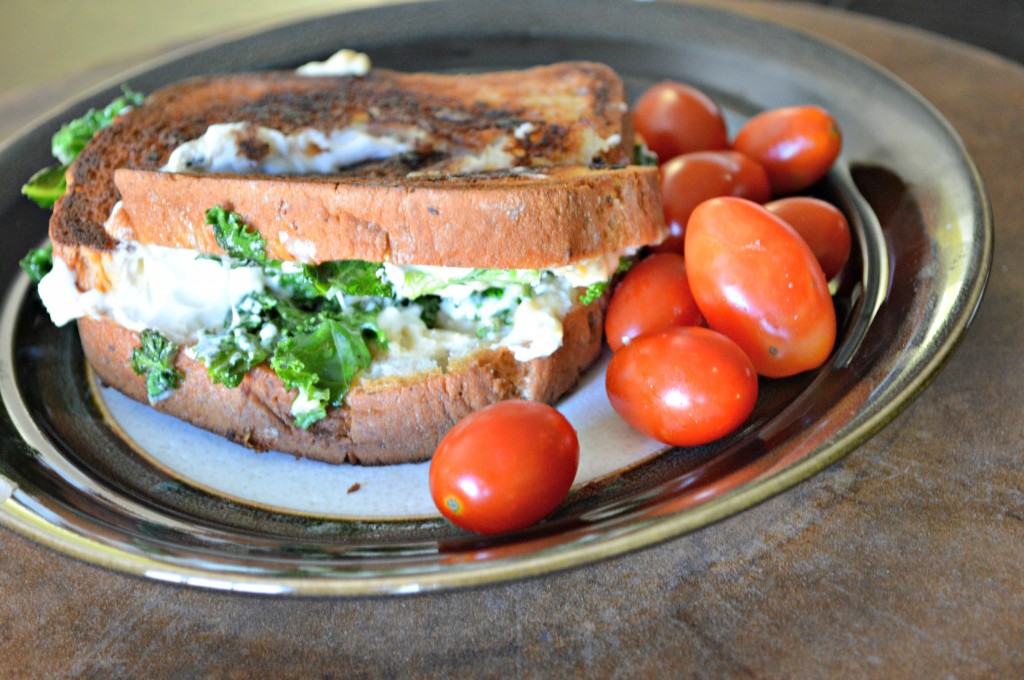 Kale Grilled Cheese