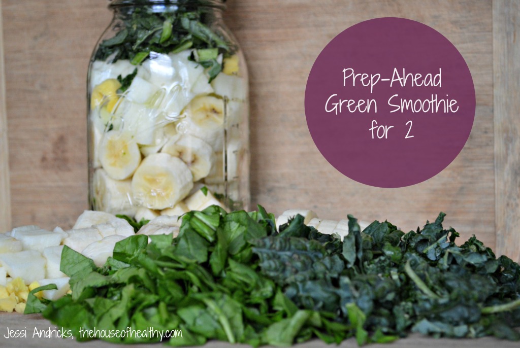 prep ahead green smoothie