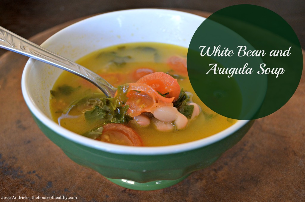 white bean and arugula