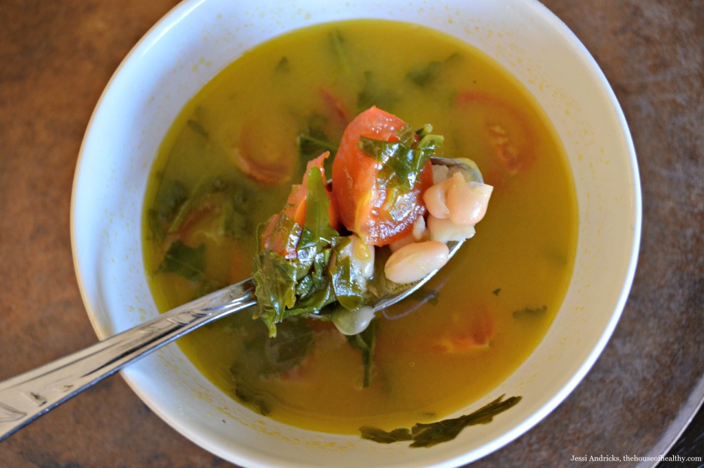 white bean and kale soup