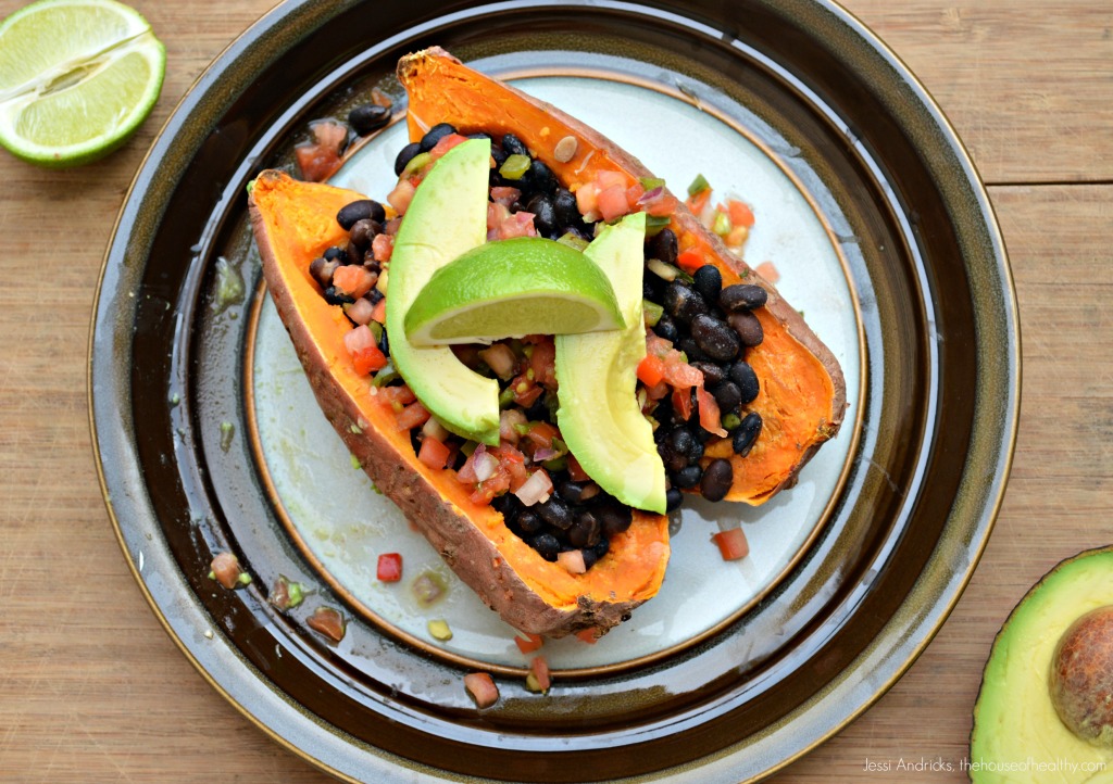 Black Bean Stuffed Sweet Potato Blog