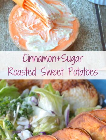 Cinnamon+Sugar Roasted Sweet Potatoes